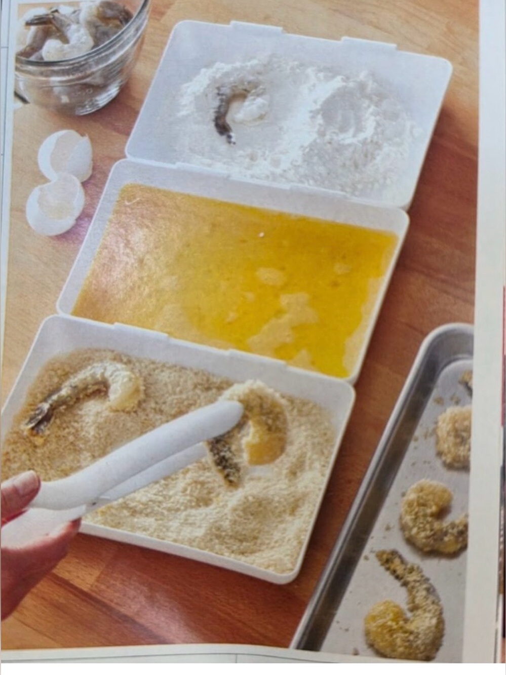 New in Box Pampered Chef Coating Trays & Tool